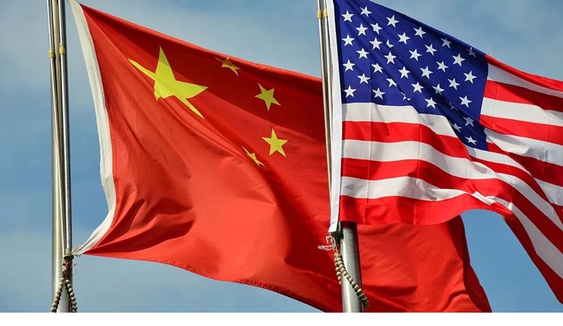 Ilustrasi China dan AS.