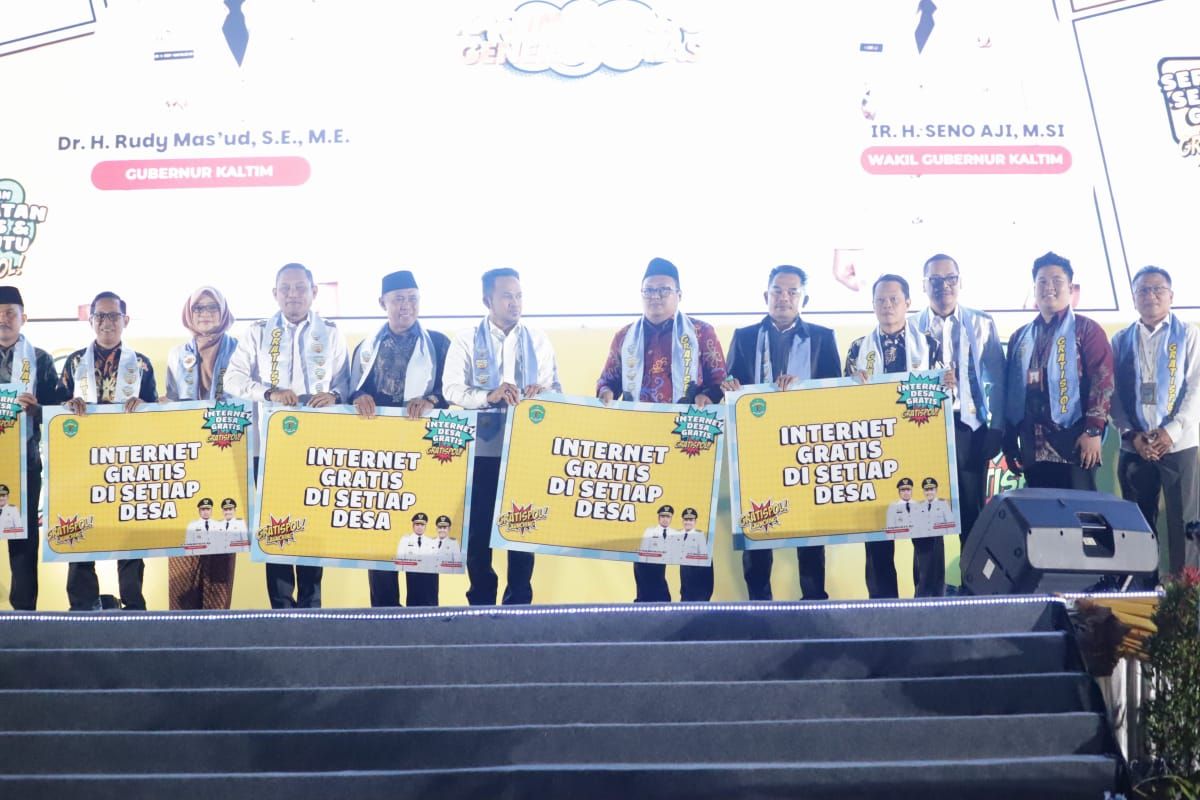Peluncuran internet gratis desa.