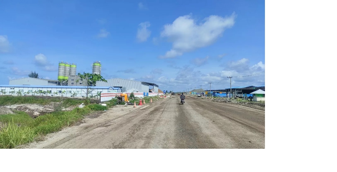 Lokasi KIHI Tanah Kuning-Mangkupadi yang saat ini pembangunannya terus berprogres. FOTO: DOK RADAR TARAKAN