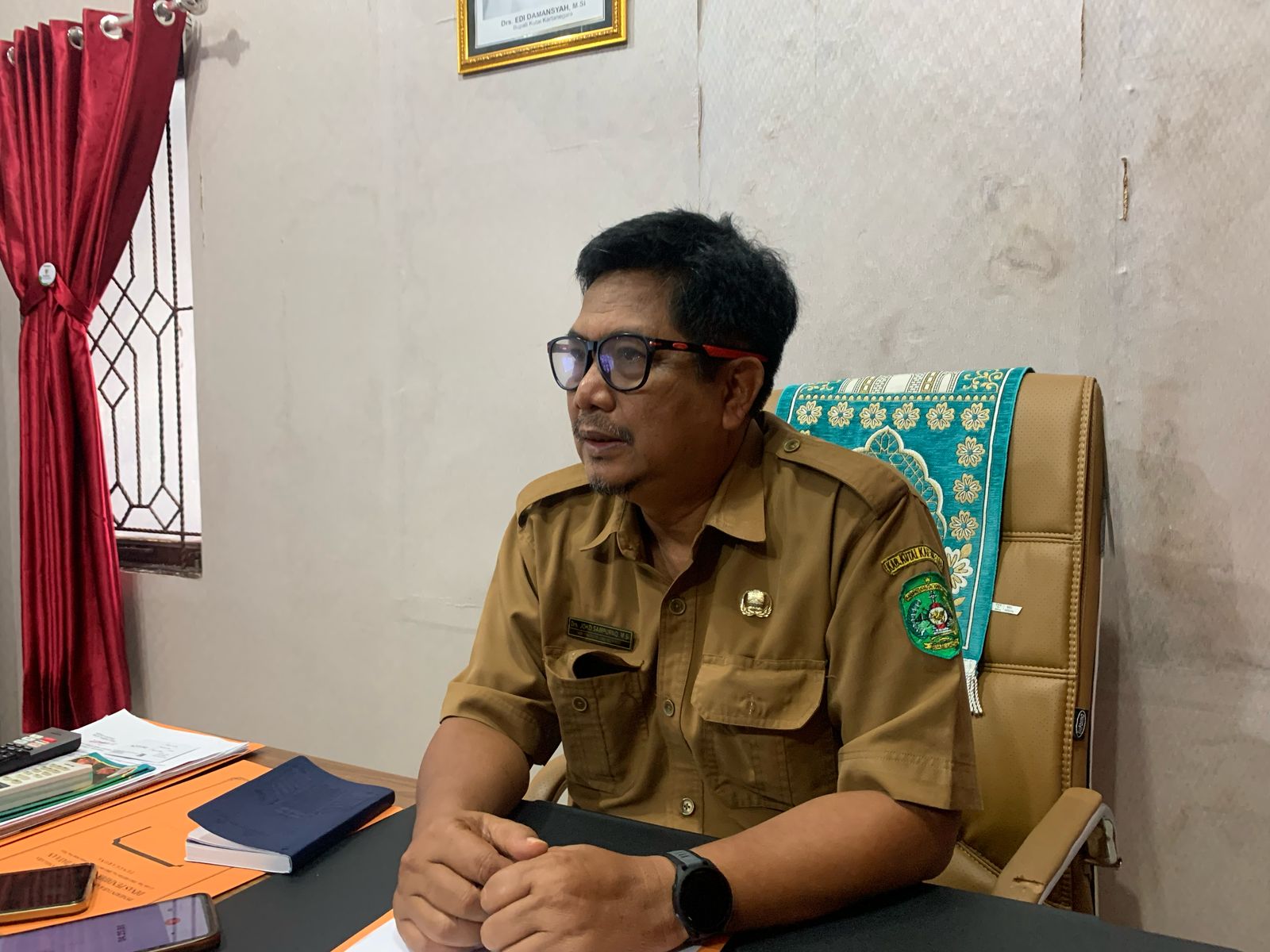 Plt Sekretaris Disdikbud Kukar Joko Sampurno (Elmo/Prokal.co)