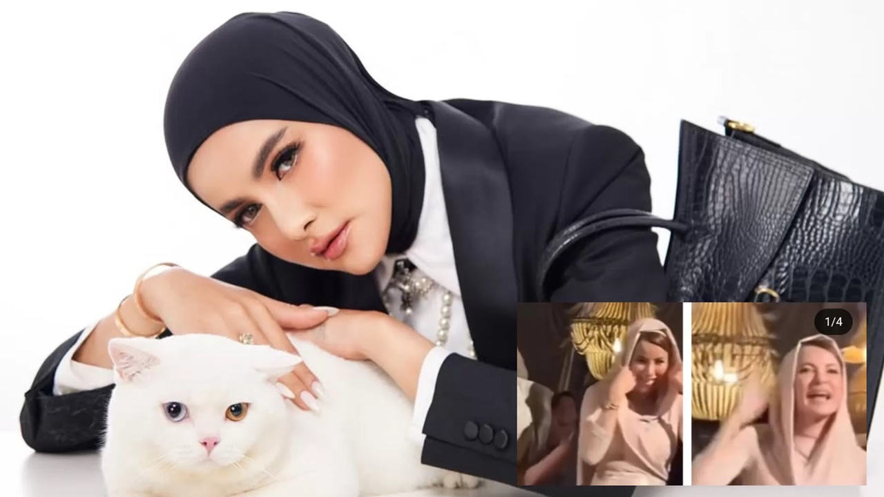 Setengah Hati Berhijab di Acara Resepsinya Luna Maya, Olla Ramlan Diroasting Luna Maya