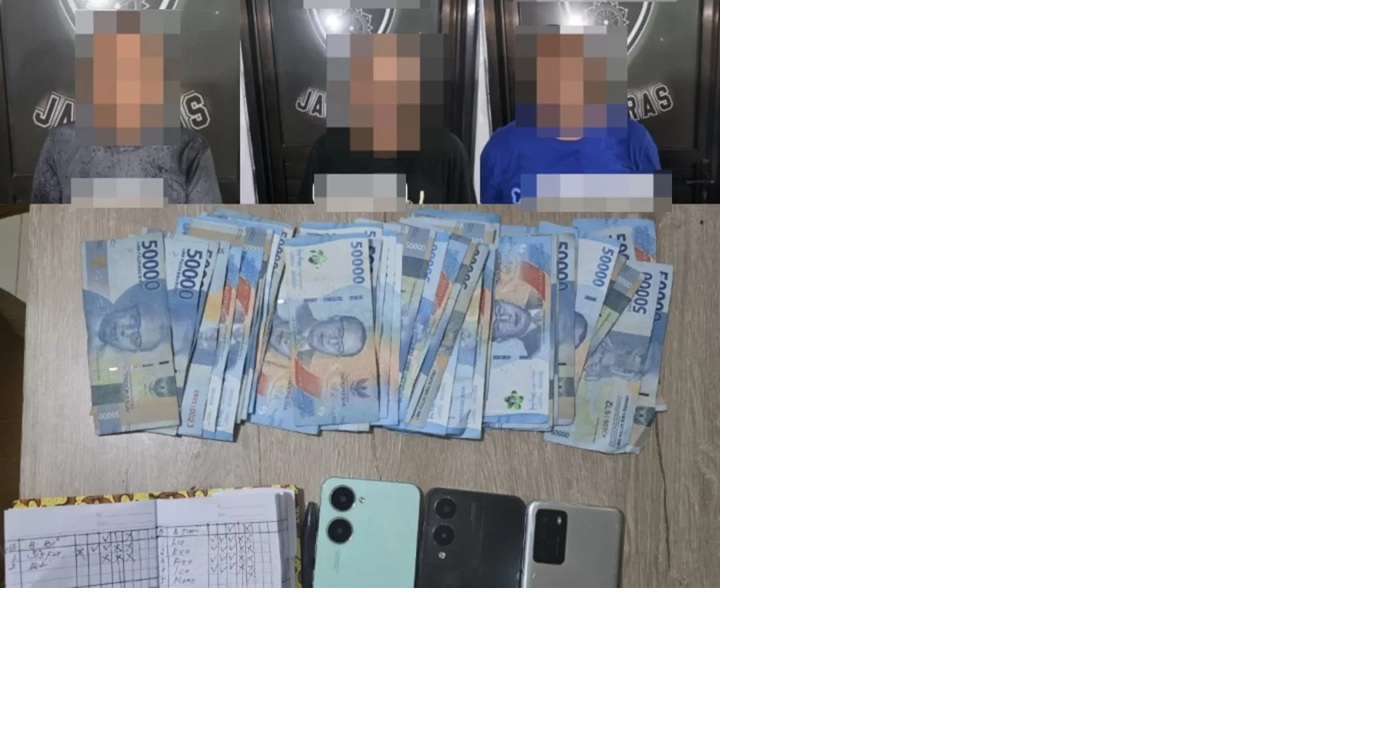 Barang bukti uang tunai diamankan aparat kepolisian