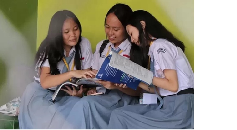 Ilustrasi anak sekolah.