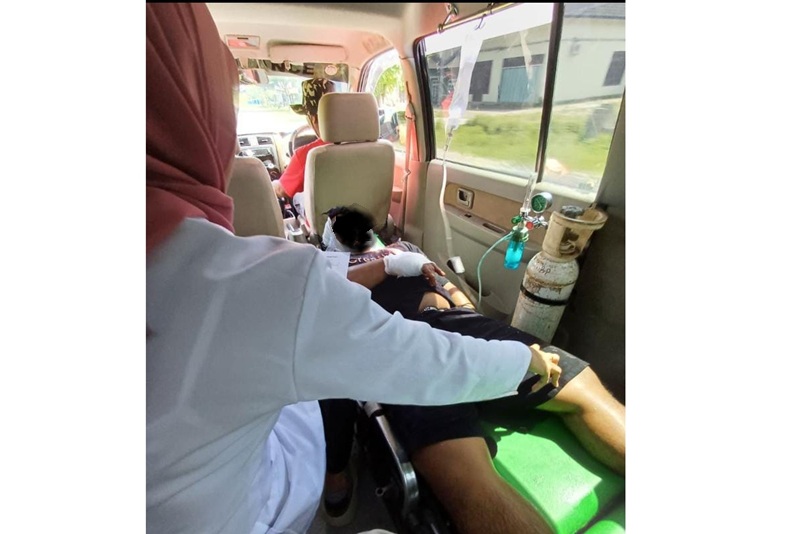 Perkelahian berdarah terjadi di Jalan Padat Karya I, RT 09, Desa Sungai Kapitan, Kecamatan Kumai, Kabupaten Kotawaringin Barat (Kobar), Kalimantan Tengah.