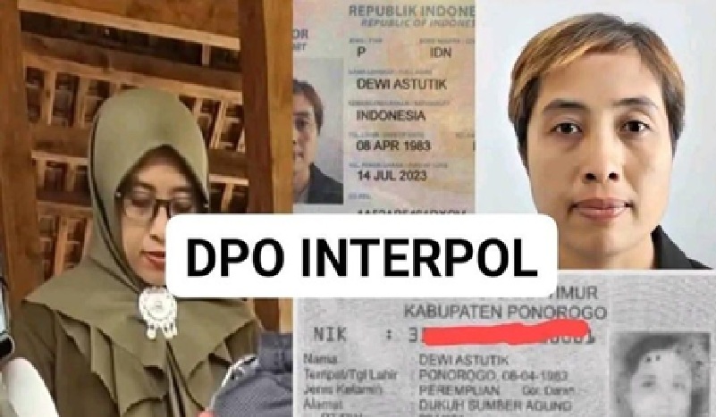 Dewi Astutik, suka berganti dandanan dan kini jadi buronan.