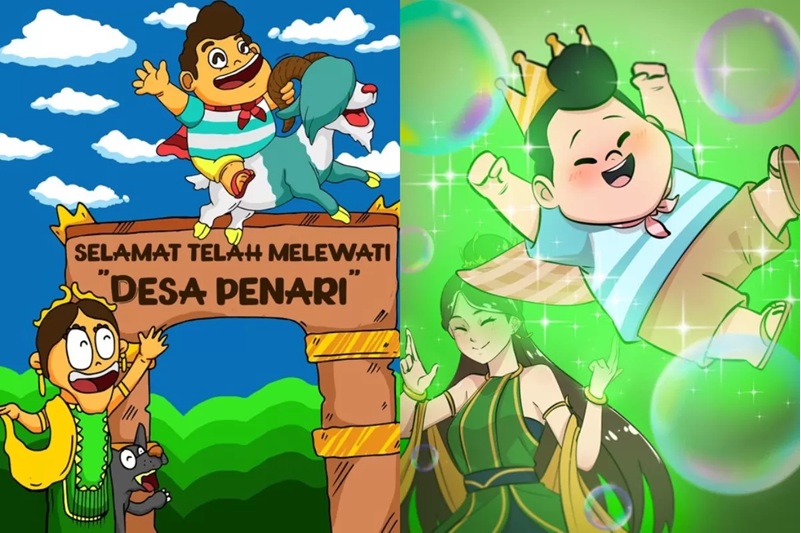 Ilustrasi karya @baguswahyu183 dan @rohmanmomo via akun X @cinecrib dan @simpleMan