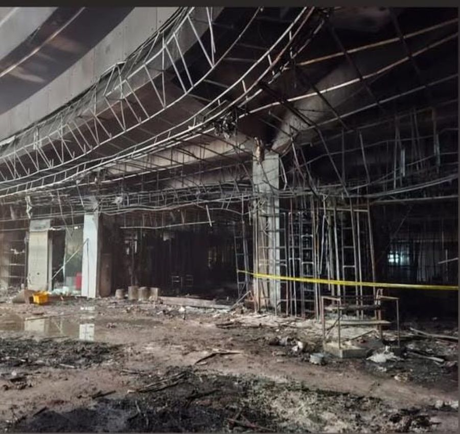 Puing kebakaran di BIGMall.