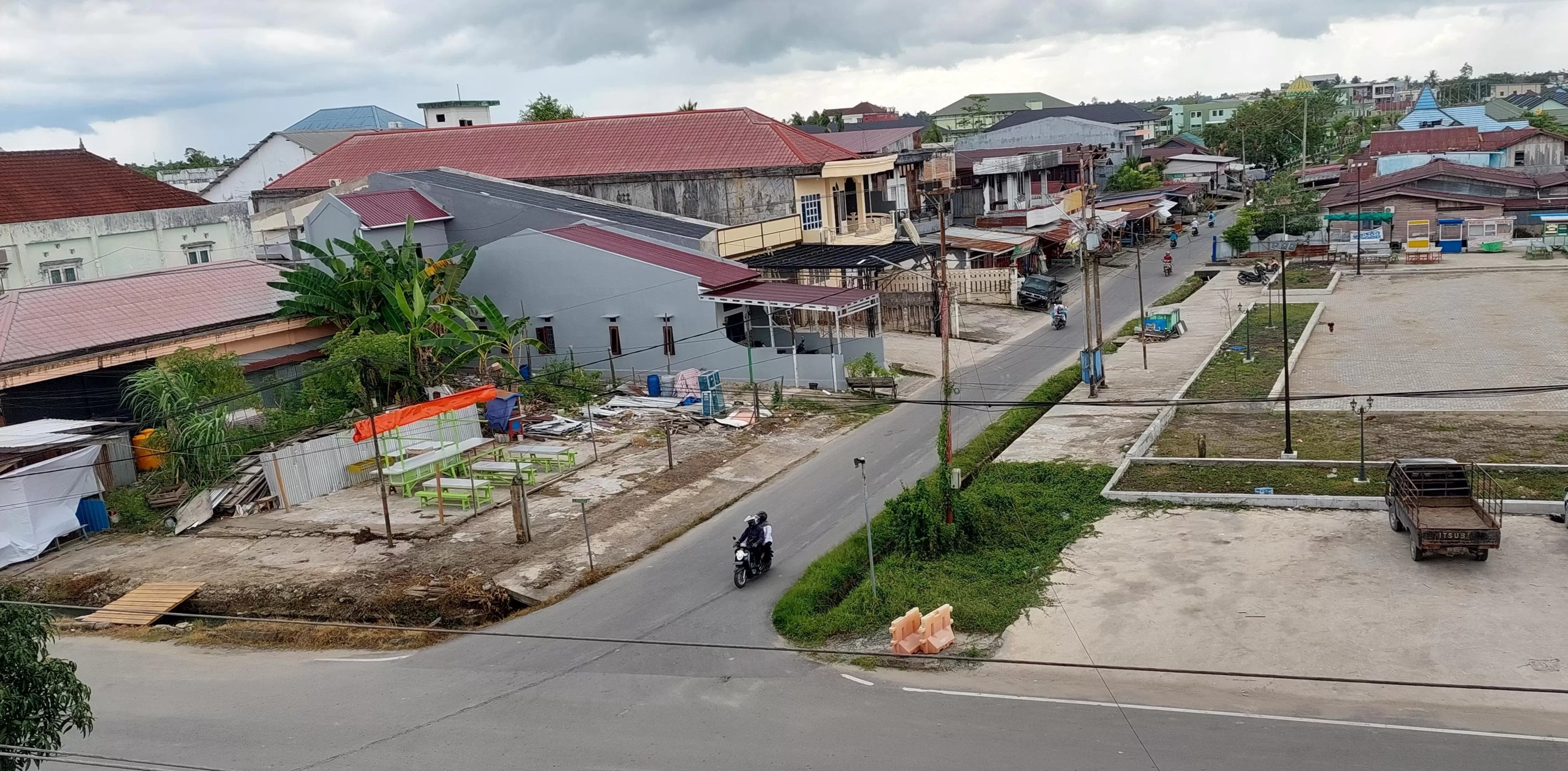 KAWASAN KUMUH: Jalan Semengka menjadi salah satu kawasan kumuh di wilayah Tanjung Selor.