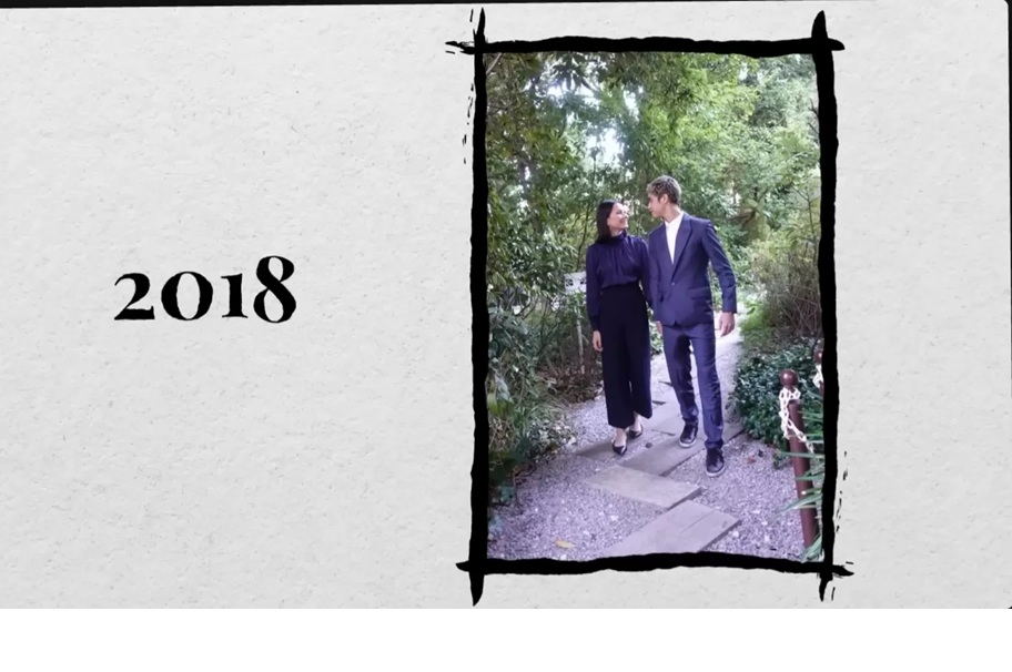 Foto prewed Al Ghazali dan Alyssa Daguise pada tahun 2018 silam di Jepang. (YouTube The Als)