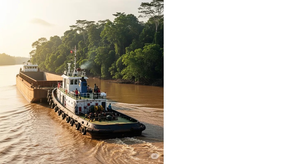 Aktivitas pelayanan pemanduan kapal di perairan Muara Muntai masih tertunda. (IST)