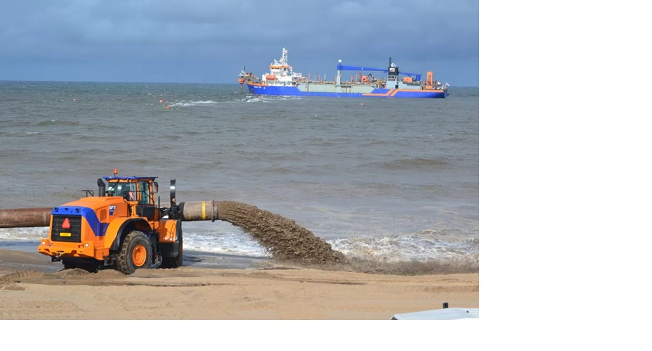 Penambangan pasir laut. (Ilustrasi)