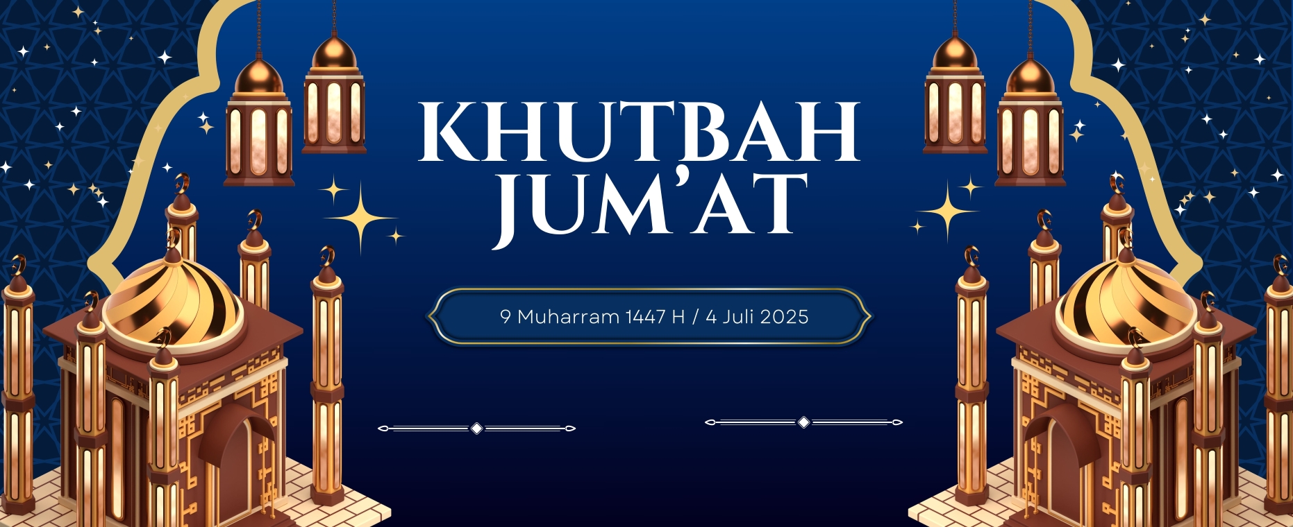 IBADAH: Khutbah Jumat 4 Juli 2025 tentang dua peristiwa penting di 10 Muharram.