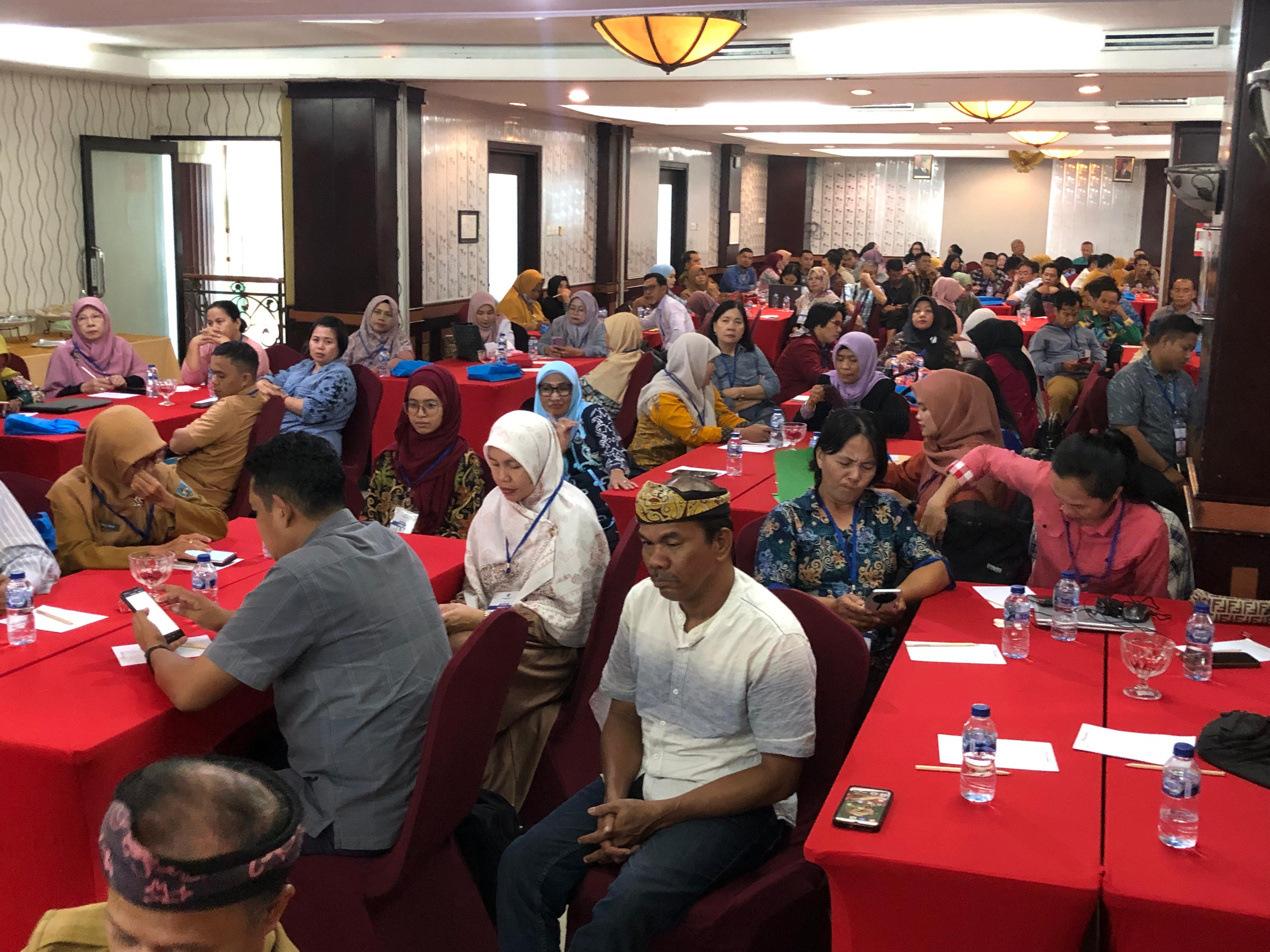 PERPUSTAKAAN - Pembukaan penguatan pengelolaan perpustakaan sekolah dan madrasah di Tarakan, Senin (07/07/2025). (istimewa)