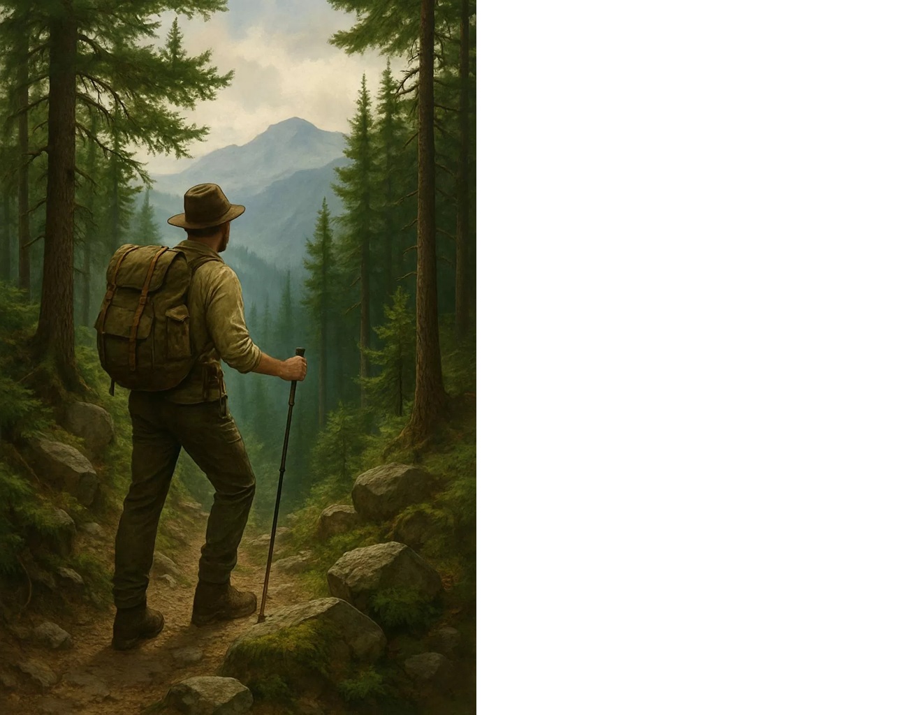 Ilustrasi berpetualang.