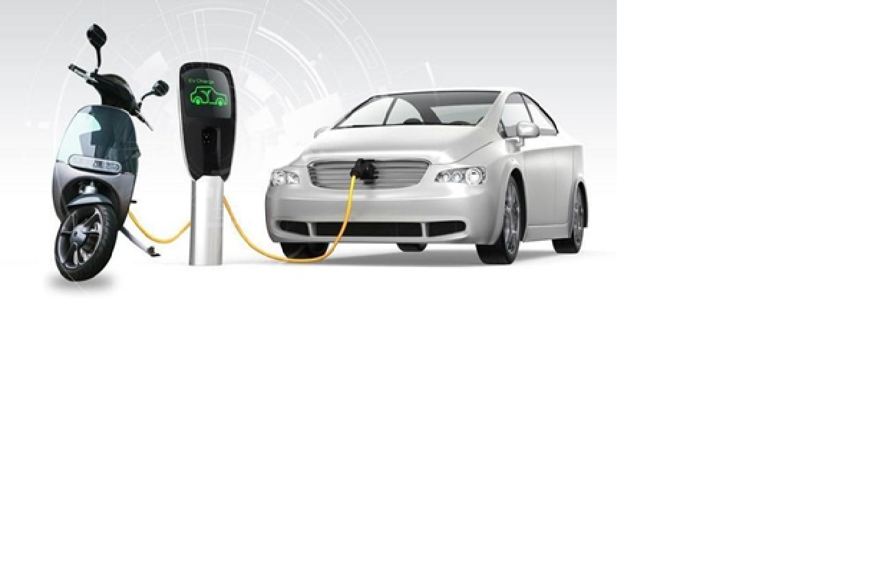 ilustrasi kendaraan listrik.