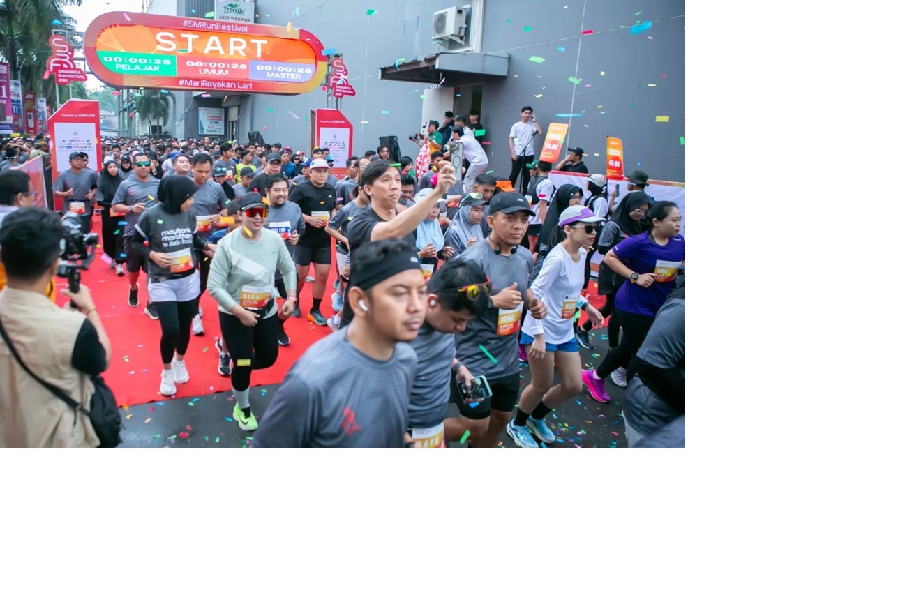 ilustrasi olahraga lari.