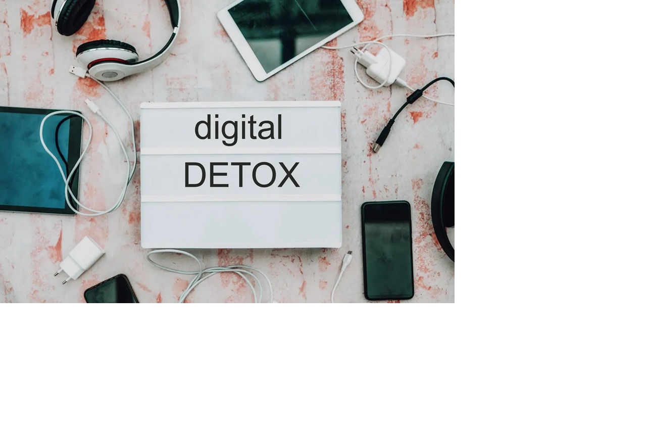 Ilustrasi digital detox.