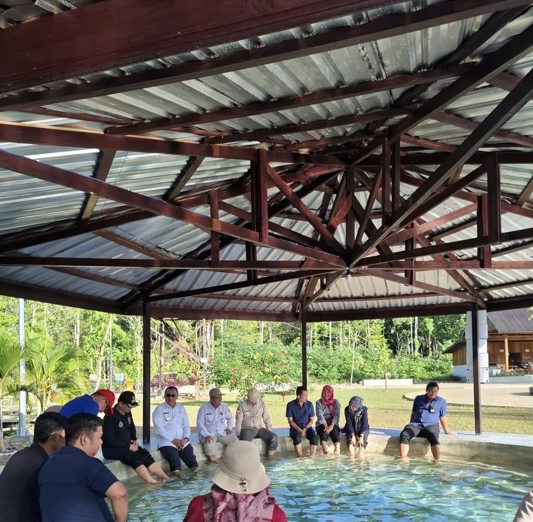 DIKEMBANGKAN: Tahun ini Disbudpar Berau melanjutkan pengembangan destinasi Air Panas Asin Pemapak dengan anggaran Rp 3,5 miliar.