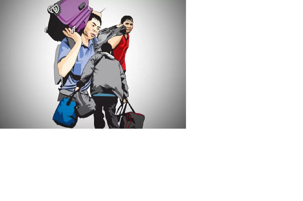 Ilustrasi transmigran.
