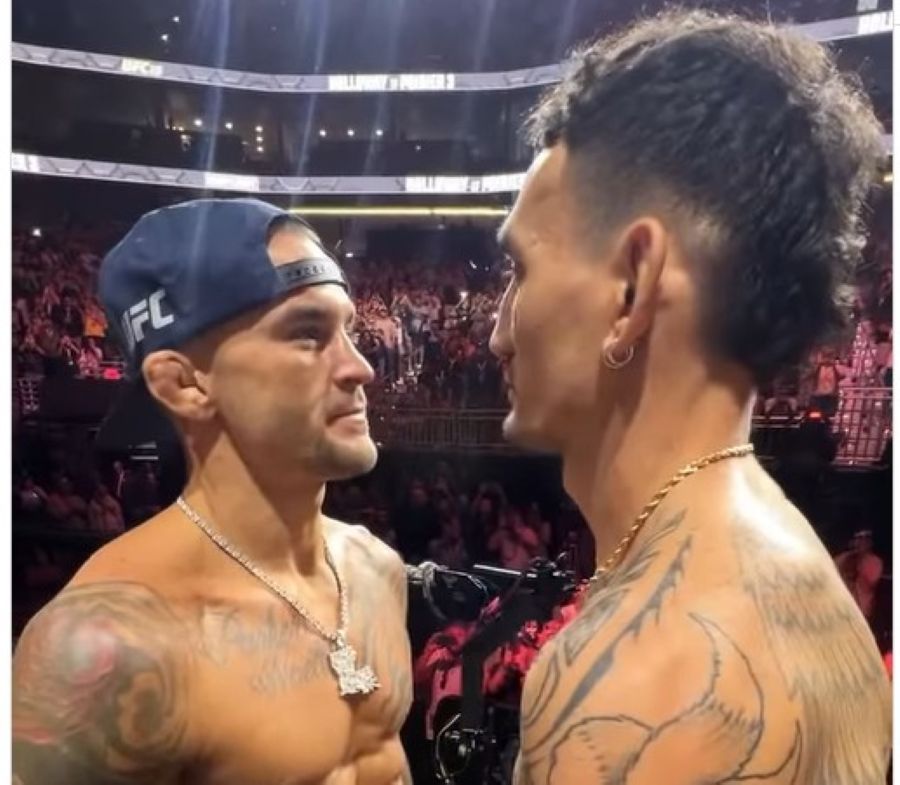 Face off antara Max Holloway dengan Dustin Poirier.