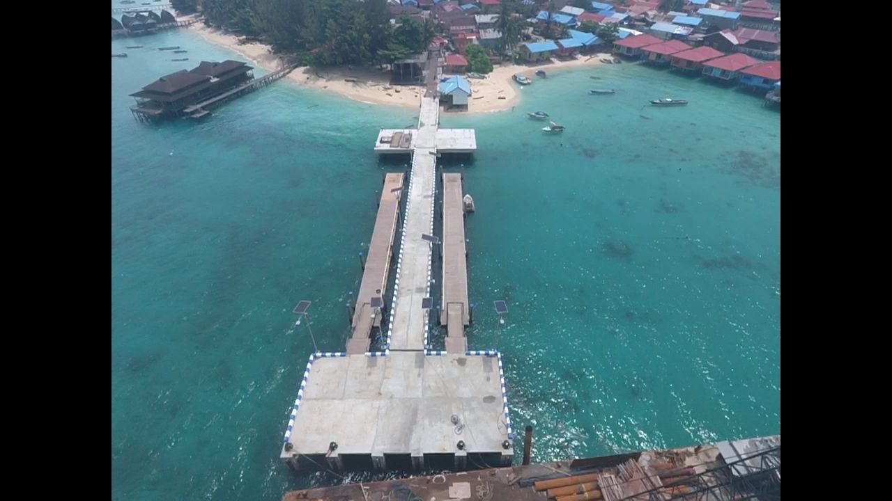 SEGERA RAMPUNG: Pembangunan Pelabuhan Wisata Pulau Derawan di Kabupaten Berau ditarget rampung 2025.