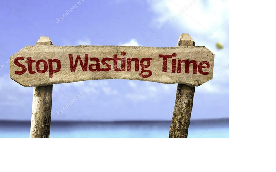 Ilustrasi jangan buang waktu.