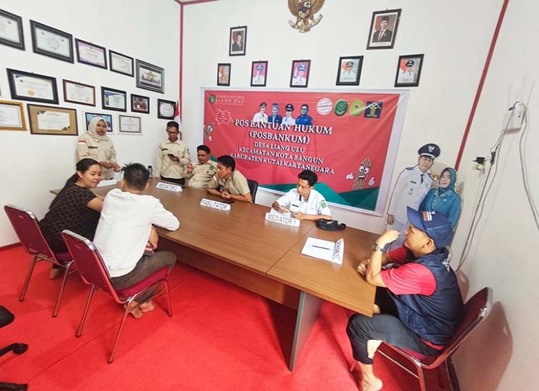 Posbankum Desa Liang Ulu, Kecamatan Kota Bangun (Istimewa)