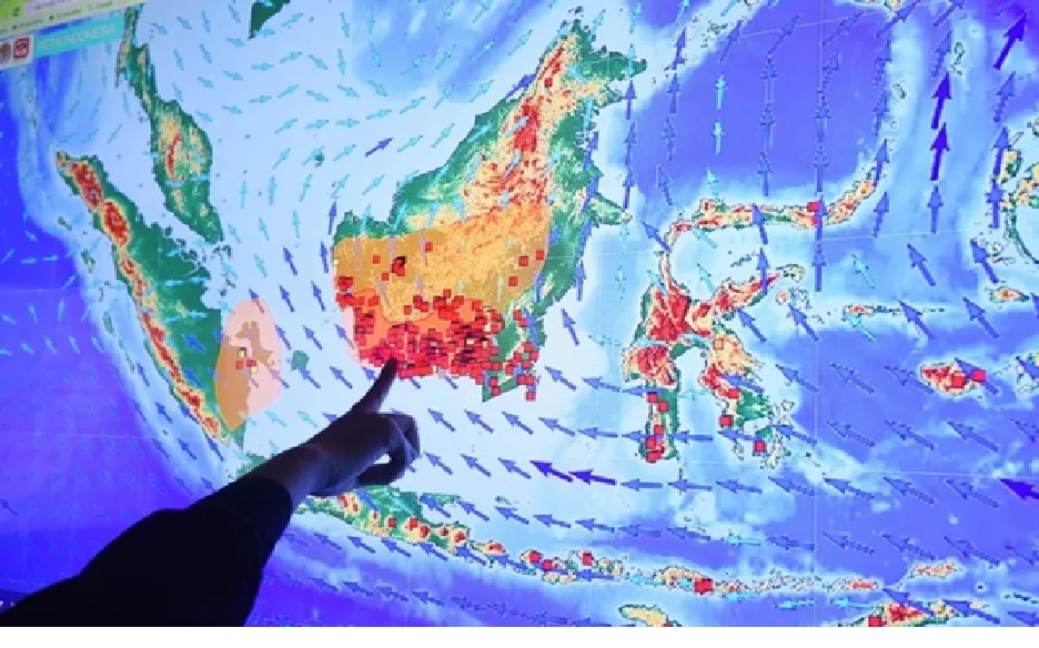 Ilustrasi titik panas.