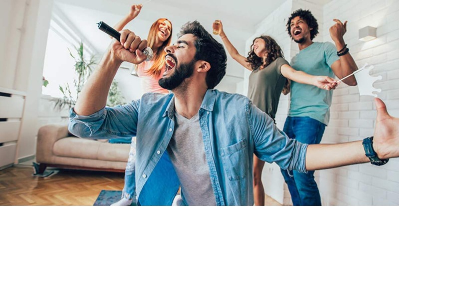 Ilustrasi karaoke.
