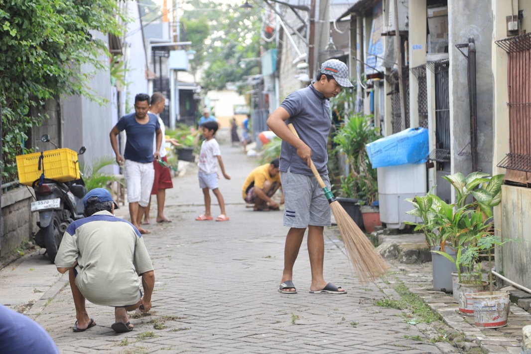 Ilustrasi gotong royong.
