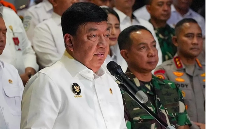 Menko Polhukam Budi Gunawan saat memimpin Rakor Pemantauan Situasi Kamtibmas menjelang Idulfitri 2025 di Gedung Polda Metro Jaya, 30 Maret 2025.(Instagram/bgunawan_id) (Faisal Balpos)