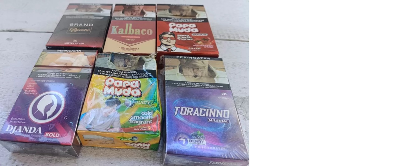 Rokok yang diduga ilegal banyak beredar di Kalbar. Nama mereknya pun unik.