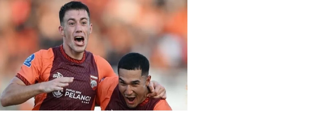 Peralta merayakan golnya ke gawang Bhayangkara. Gol ini menjadi gol pembuka, tak hanya bagi Borneo FC, tapi juga gol pertama di Super League 2025/2026.