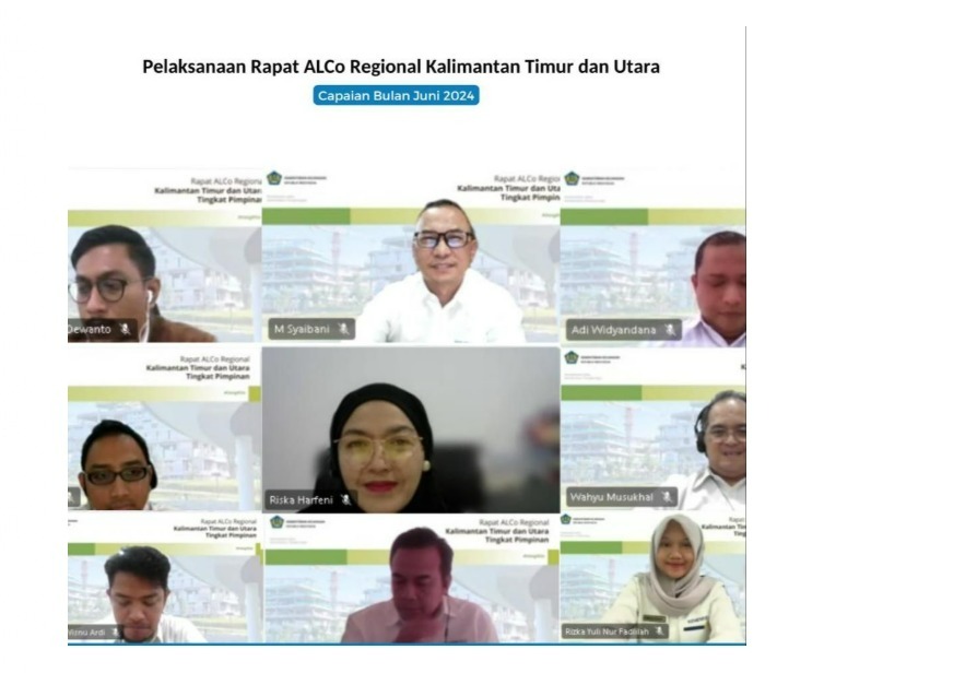 Pelaksanaan Rapat ALCo Regional Kaltimtara