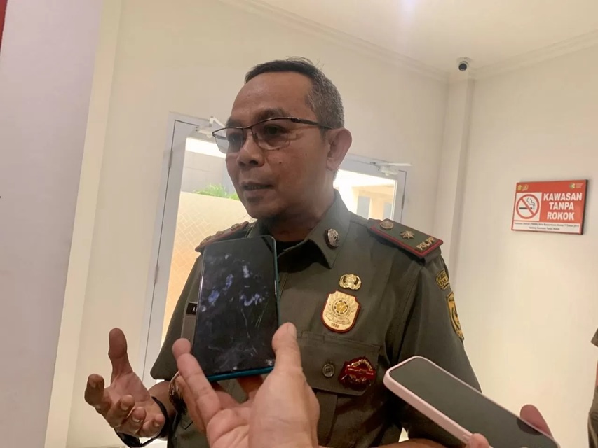 Kasatpol PP Kota Banjarmasin, Ahmad Muzaiyin. (Endang/Radar Banjarmasin)
