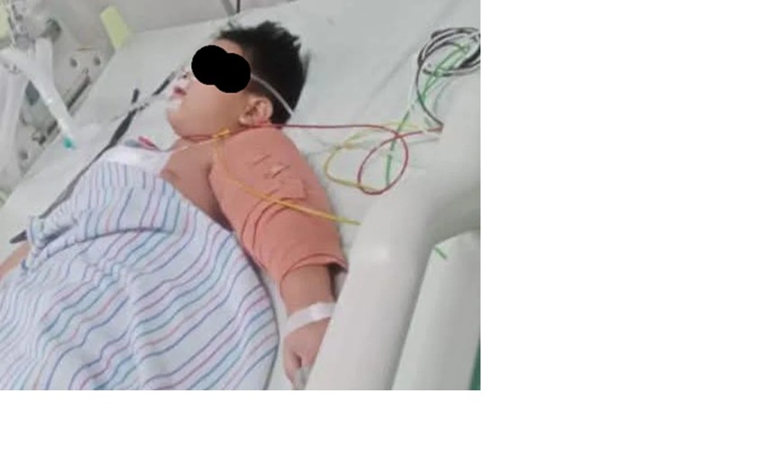 MZR, korban kecelakaan di Samuda, masih terbaring di ICU RSUD dr Doris Sylvanus, dan mengalami koma.