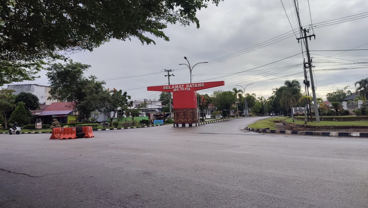 TERHALANG STATUS: Desa Tapis di Kecamatan Tanah Grogot, Kabupaten Paser.