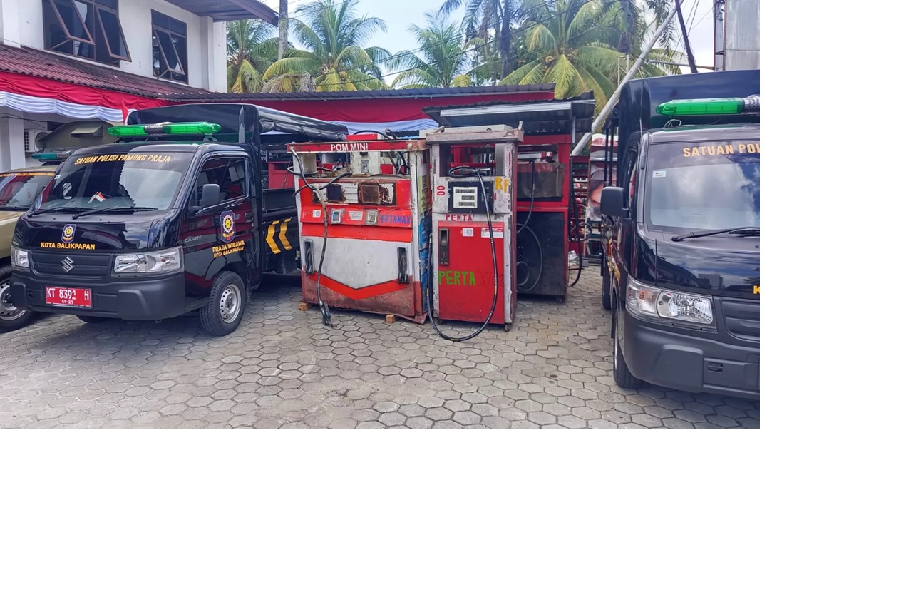 Pom mini yang diamankan Satpol PP Balikpapan.