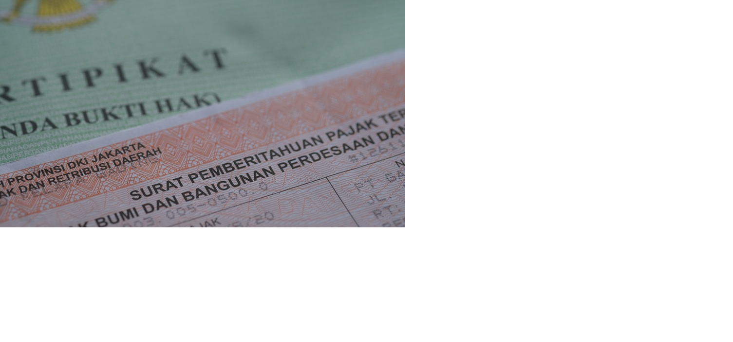 Ilustrasi pajak bumi dan bangunan.