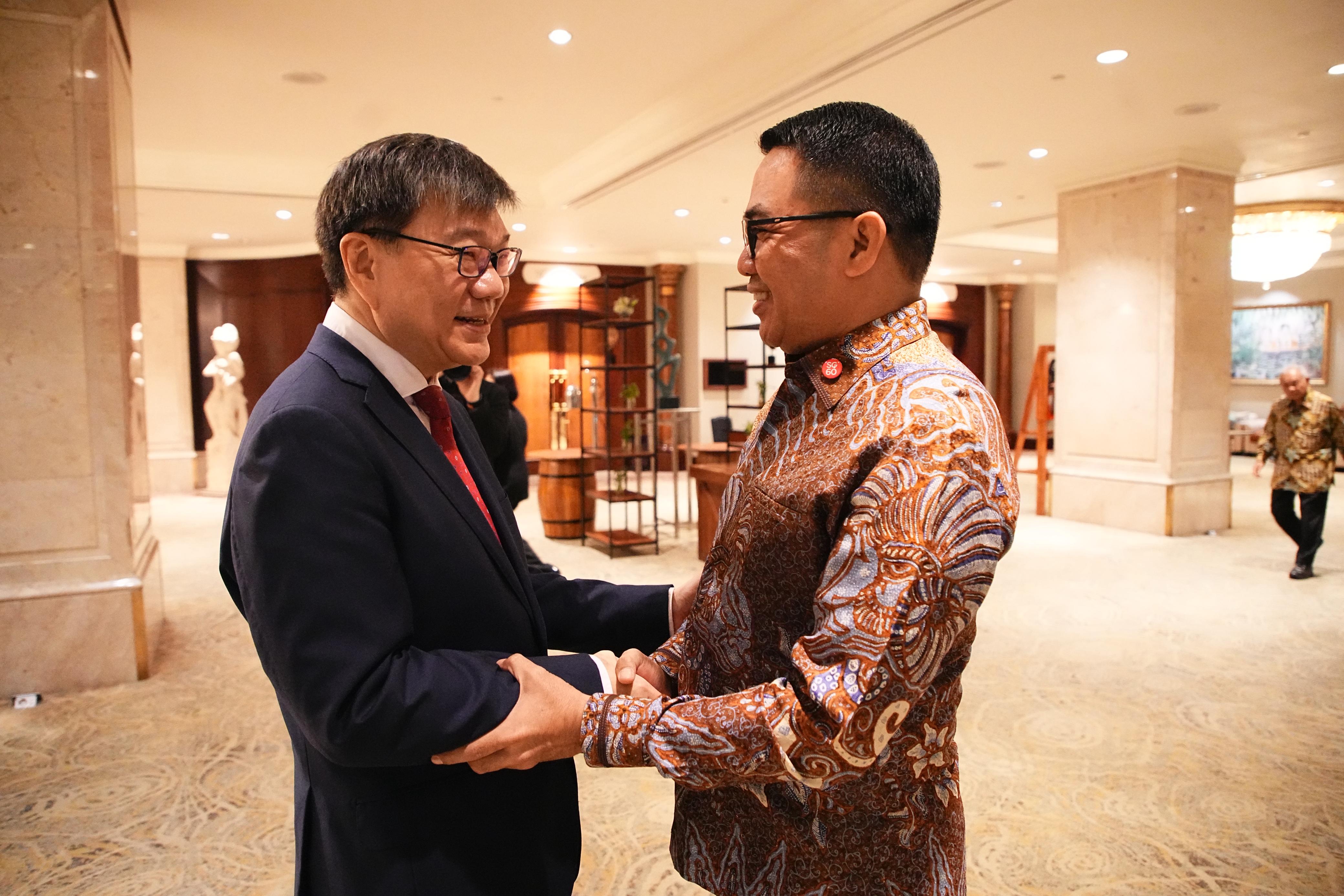 Andi Harun bertemu Dubes Singapura.