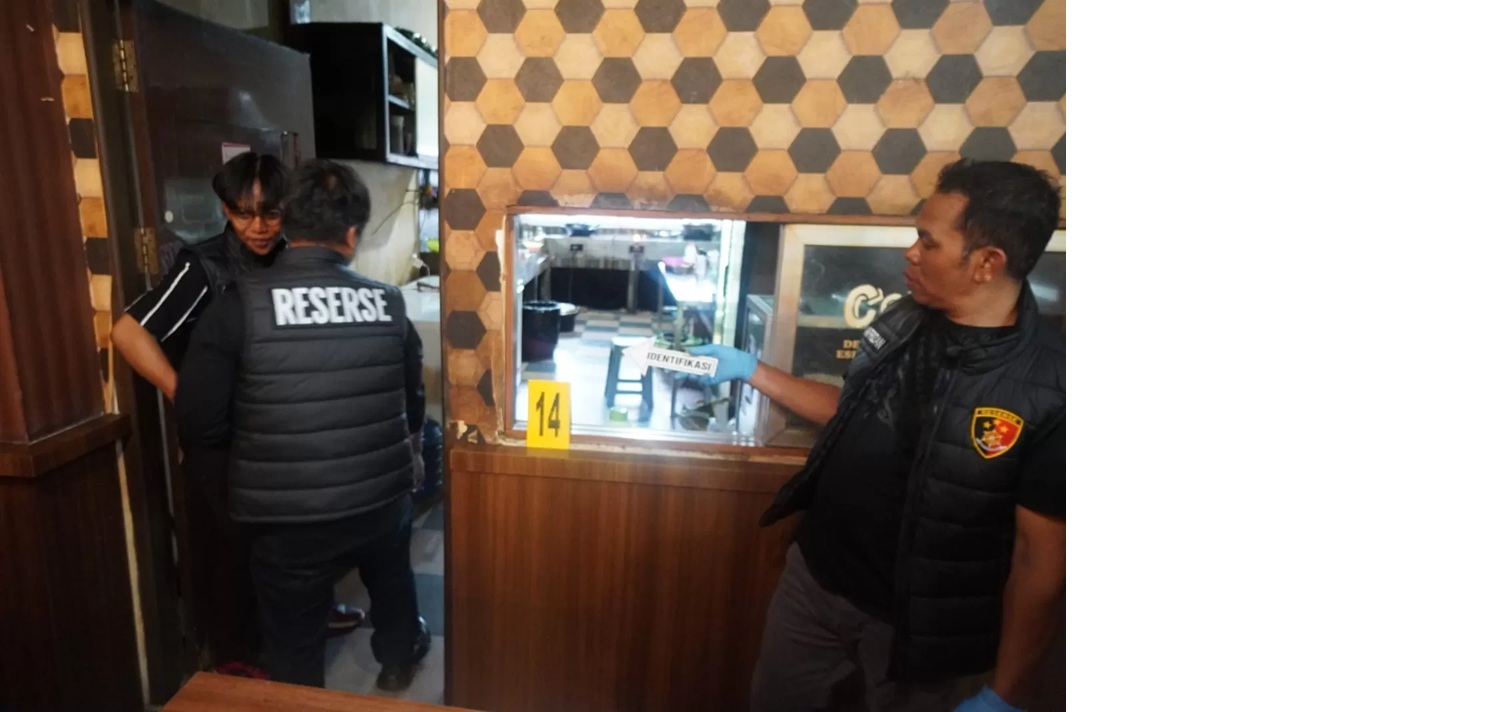 DIGELEDAH : Tiga titik dilakukan pengeledahan dan diamankan sejumlah minuman beralkohol.