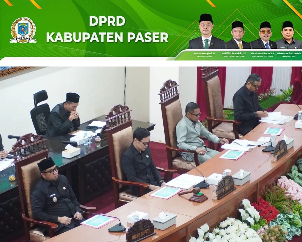 DPRD Paser menyetujui raperda penyertaan modal untuk BPD Kaltim-Kaltara, Kamis (14/8/2025).