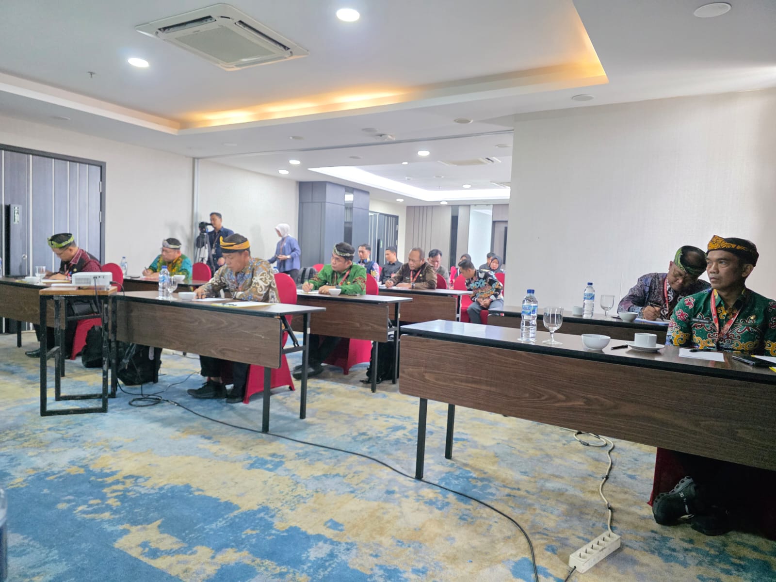 Proses Selter JPT Madya Sekprov Kaltara yang sedang berjalan, pada Sabtu (6/9).