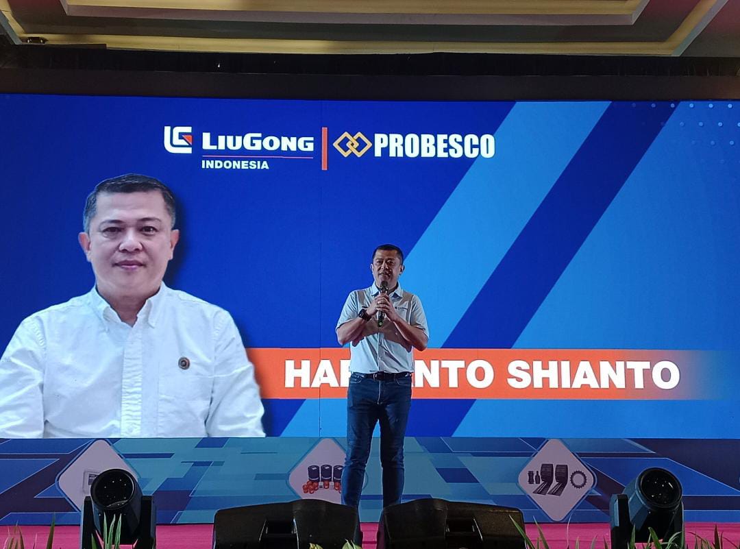 Haryanto Shianto. Direktur Probesco Group memberi sambutan.