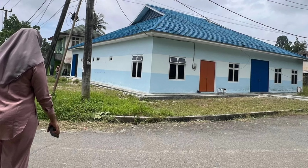 Salah satu dapur MBG di Jalan Suryanata yang belum beroperasi. (DOK/SAPOS)