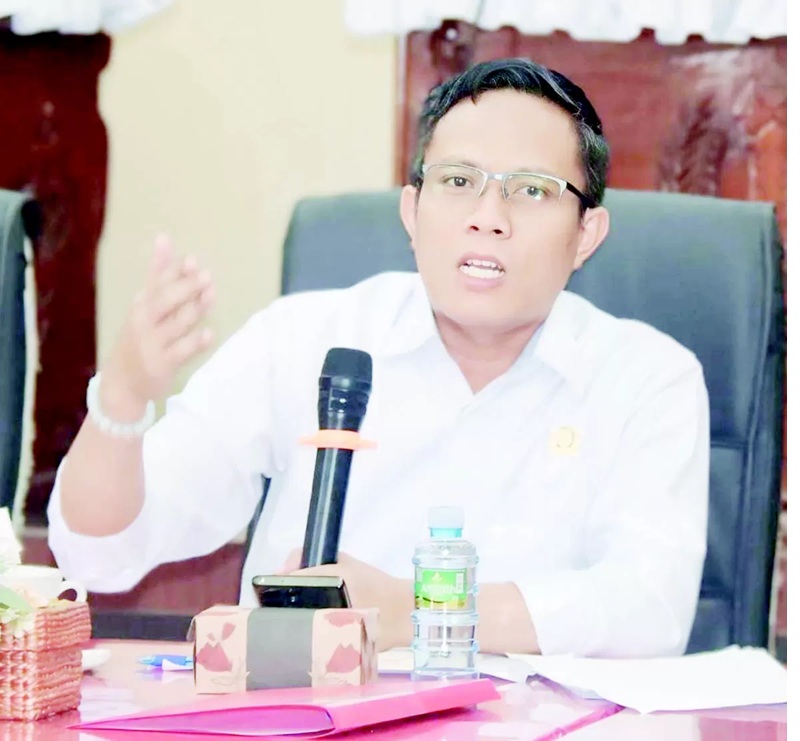 SUMBER: H Teddy Suryana Anggota Komisi II DPRD HSU dari Partai PDI-P. (Foto: M. Akbar/Radar Banjarmasin)