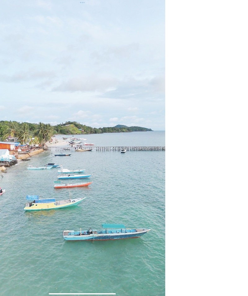 Jejeran kapal nelayan.