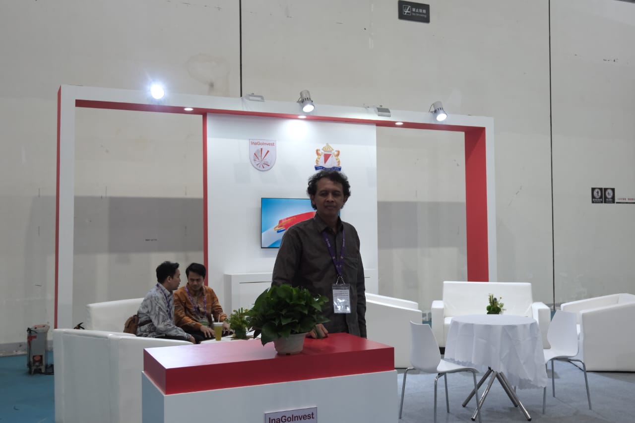 KERJA SAMA: Guspiabri Sumowigeno, pimpinan Inagoinvest di acara CAEXPO-CABIS 2025.