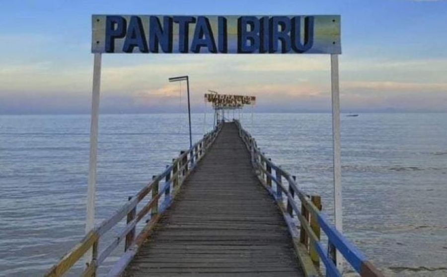 Pantai Biru Kersik, Kecamatan Marangkayu (Istimewa)