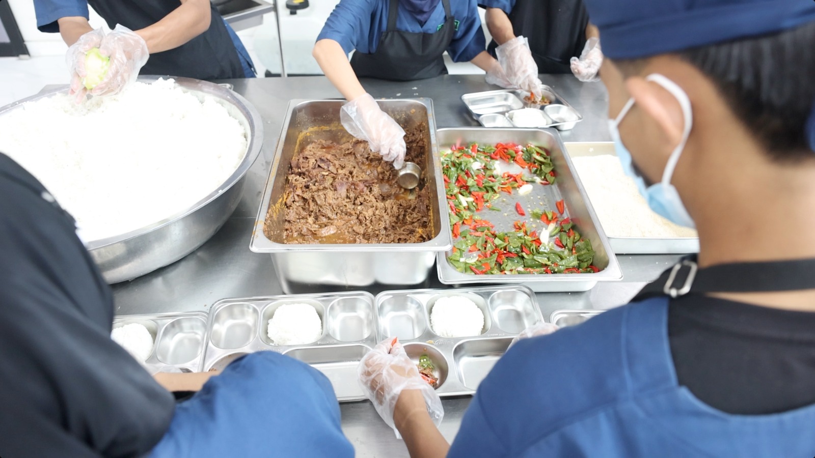 Salah satu dapur MBG.